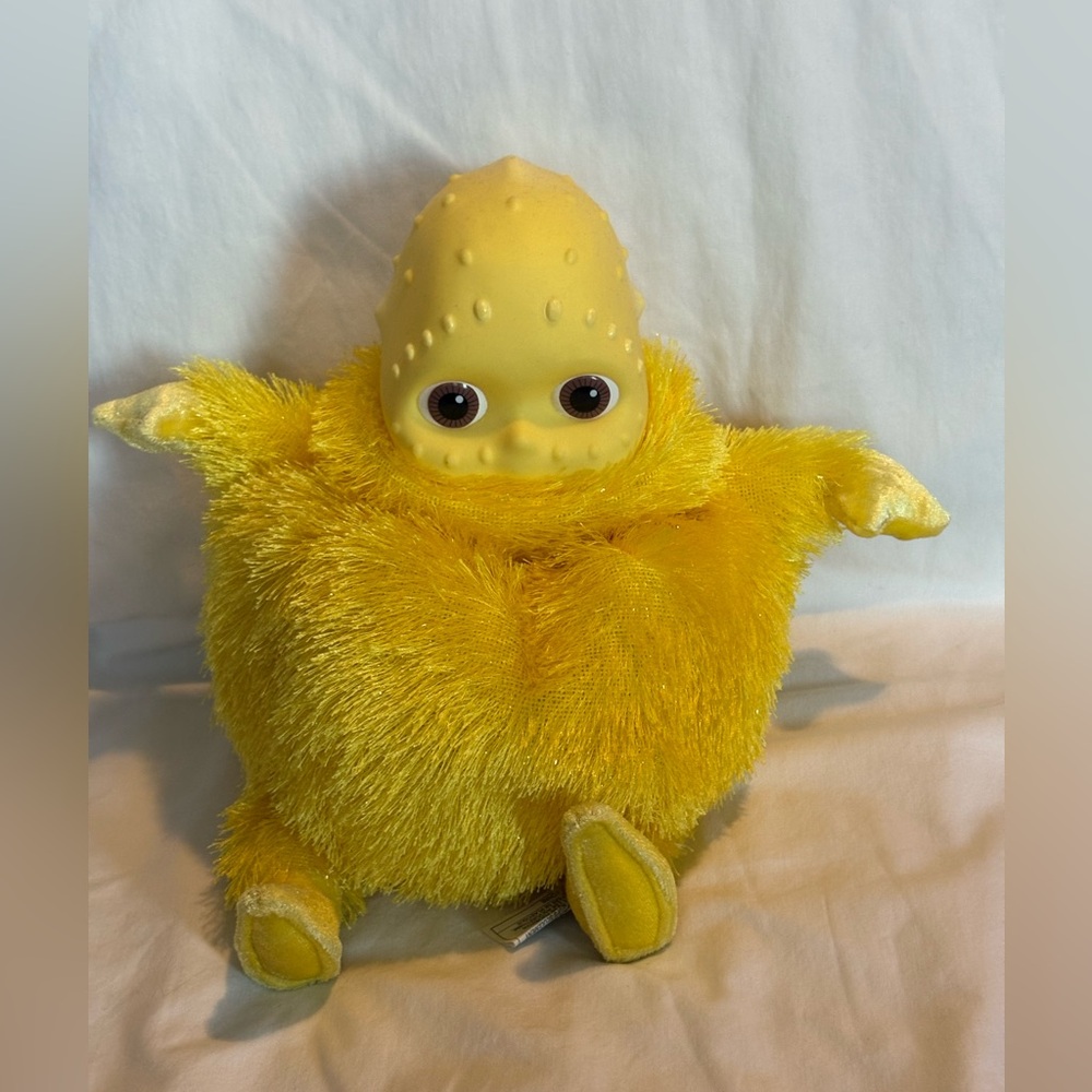 Hasbro Booh Bah Silly Humbah Yellow Plush NO SOUND 12”